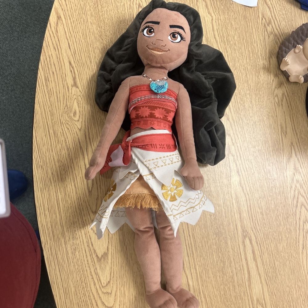 MOANA Disney Store 20" Plush Doll Toy Chloe Auli'i Cravalho Polynesia